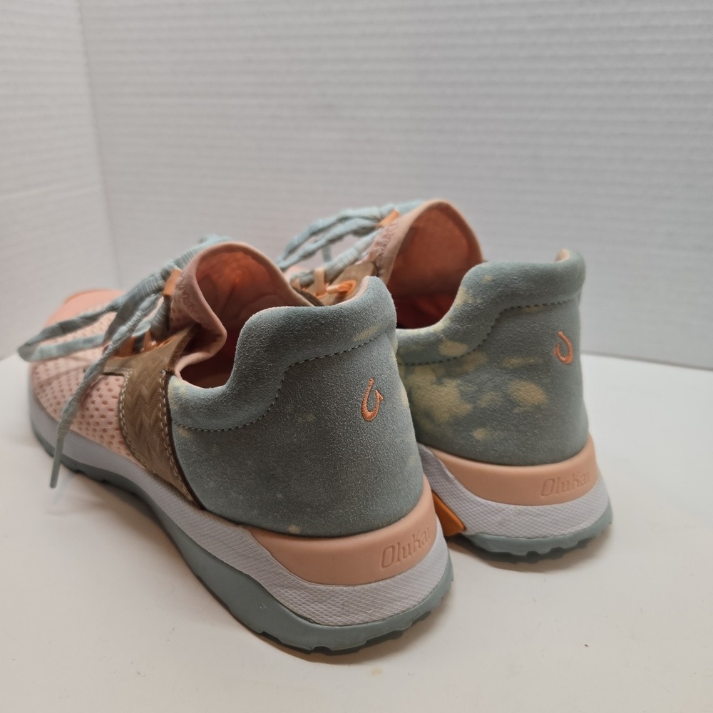 Olukai Wailuku Womens 9.5 Peach Swell‎ Sneaker Shoes 20478-PCAA Excellent HTF - Picture 6 of 10